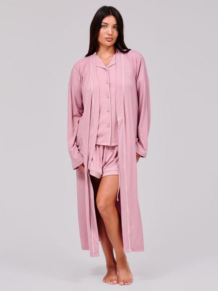Loungeable Kimono Robe, Pink
