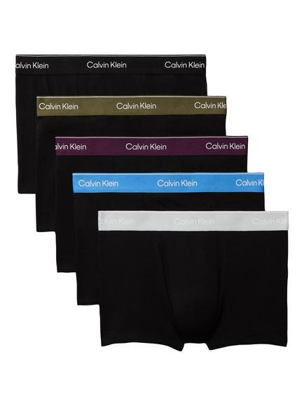 Calvin Klein Stretch Cotton Relaxed Fit Trunks, Pack of 5, Multi, Multi