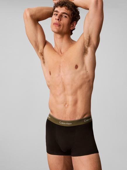 Calvin Klein Stretch Cotton Relaxed Fit Trunks, Pack of 5, Multi - view 2, Multi