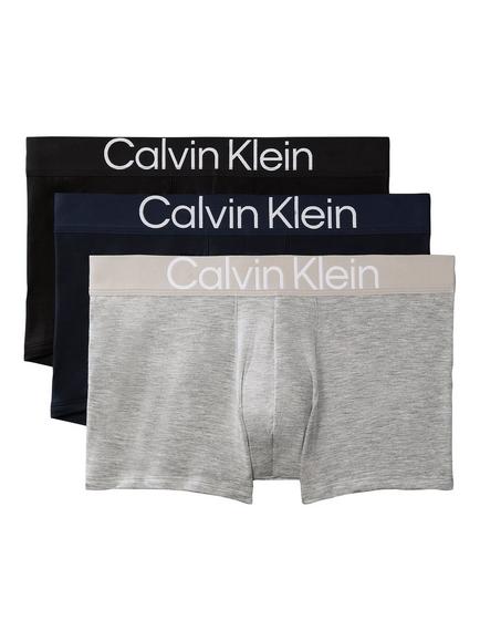 Calvin Klein Trunks, Pack of 3, Light Grey/Multi, Light Grey/Multi
