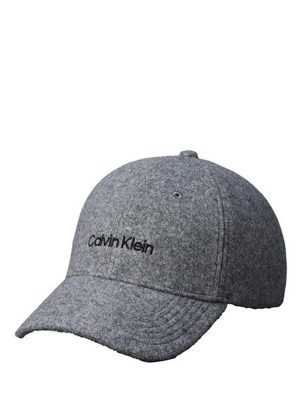 Calvin Klein Embroidered Logo Baseball Cap, Grey, Grey