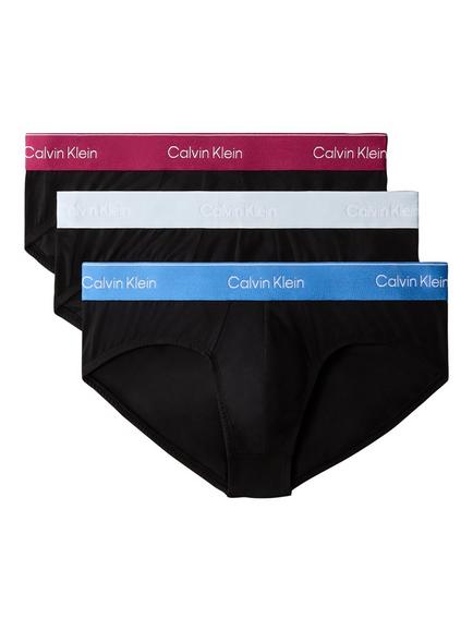 Calvin Klein Cotton Blend Hip Briefs, Pack of 3, Multi, Multi