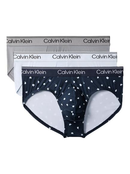 Calvin Klein Waistband Hip Briefs, Pack of 3, Multi, Multi