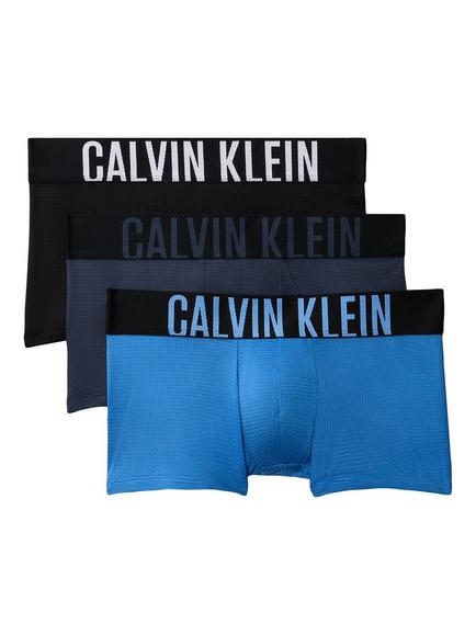 Calvin Klein Intense Power Air Low Rise Trunks, Pack of 3, Multi, Multi