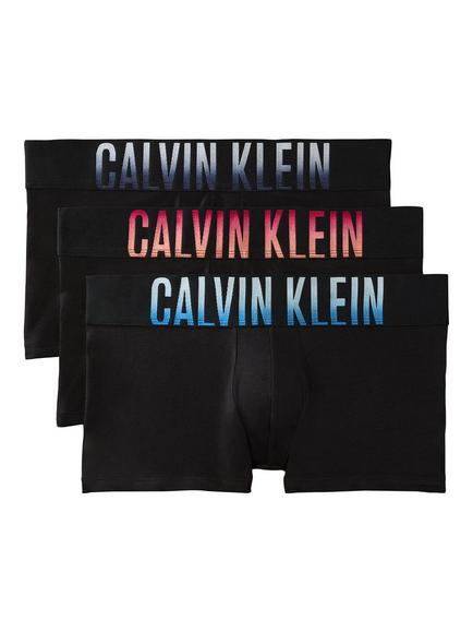 Calvin Klein Intense Power Cotton Blend Trunks, Pack of 3, Black/Multi, Black/Multi