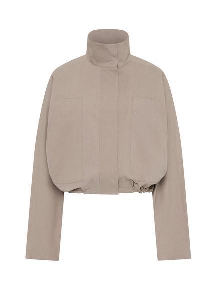 St. Agni Funnel Neck Tech Carpenter Jacket, Grey - view 2, Grey