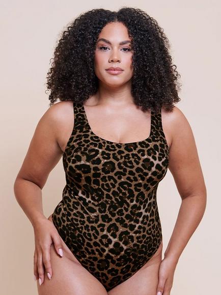Curvy Kate Smoothie Support Stretch Body, Brown, Brown