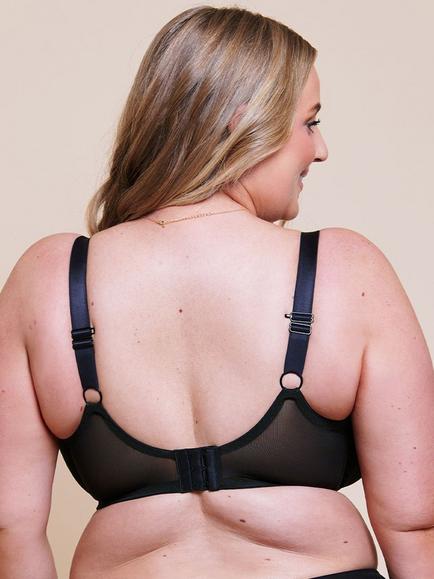 Curvy Kate Flare Full Plunge Side Support Multiway Bra, Black - view 2, Black