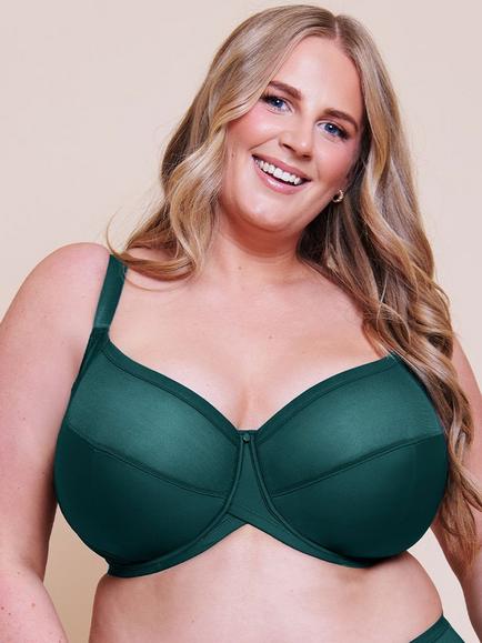 Curvy Kate WonderFully Full Cup Side Support Bra, Deep Teal, Deep Teal