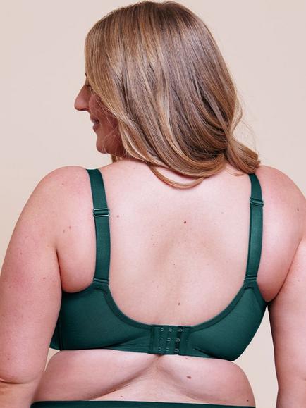 Curvy Kate WonderFully Full Cup Side Support Bra, Deep Teal - view 2, Deep Teal