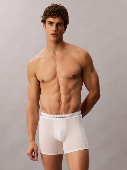 Calvin Klein Cotton Blend Boxer Briefs, Pack of 7, White - view 2, White