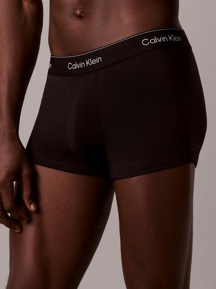 Calvin Klein Cotton Blend Trunks, Pack of 7, Black - view 2, Black