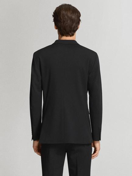 Mango Super Slim Fit Blazer, Black - view 2, Black