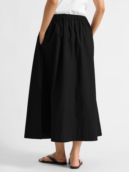 Albaray Full A-Line Skirt, Black - view 2, Black