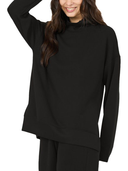 Athlecia Yunes W Turtle Neck Top, Black, Black