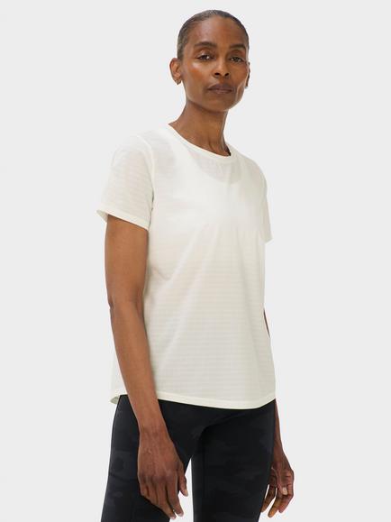 Sweaty Betty Ultimate Train Perforated Split Back T-Shirt, White, White