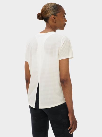 Sweaty Betty Ultimate Train Perforated Split Back T-Shirt, White - view 2, White