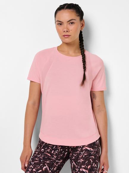 Sweaty Betty Breathe Easy Mesh T-Shirt, Deco Pink, Deco Pink