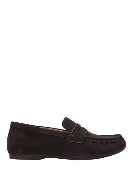 FitFlop Delicato Suede Loafers, Chocolate Brown, Chocolate Brown