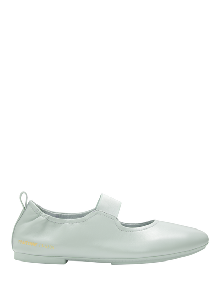 Fitflop x Pantone Delicato Poise Leather Mary Janes, Pale Aqua, Pale Aqua