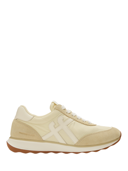 Fitflop x Pantone Retro-Q FF Suede Trainers, Rutabaga