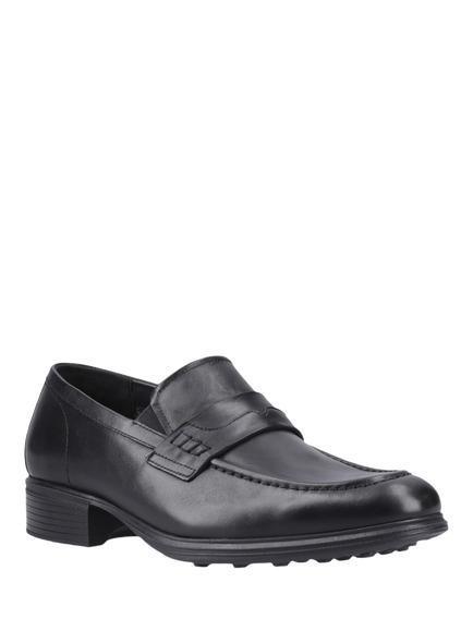 Hush Puppies Lewis Leather Penny Loafers, Black - view 2, Black