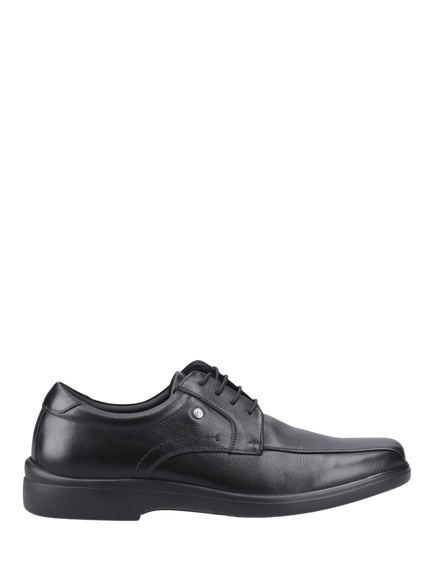 Hush Puppies Cedric Leather Lace Up Derby Shoes, Black, Black