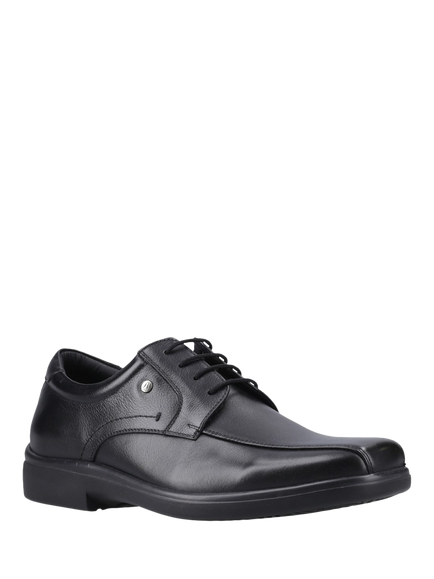 Hush Puppies Cedric Leather Lace Up Derby Shoes, Black - view 2, Black