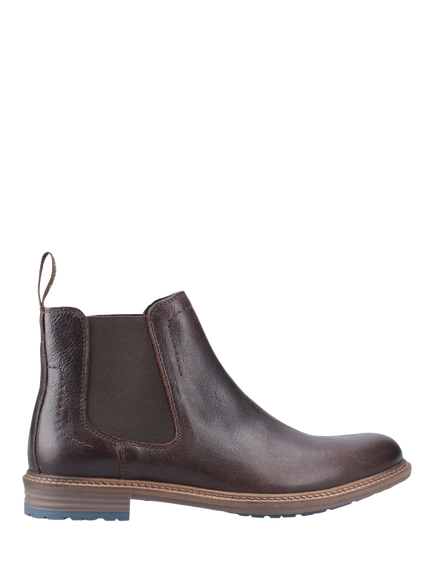 Hush Puppies Justin Leather Chelsea Boots, Chocolate, Chocolate