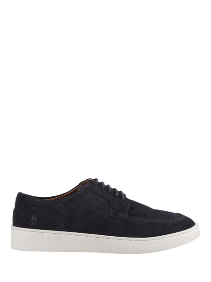 Hush Puppies Riven Suede  Lace Up Trainers, Navy
