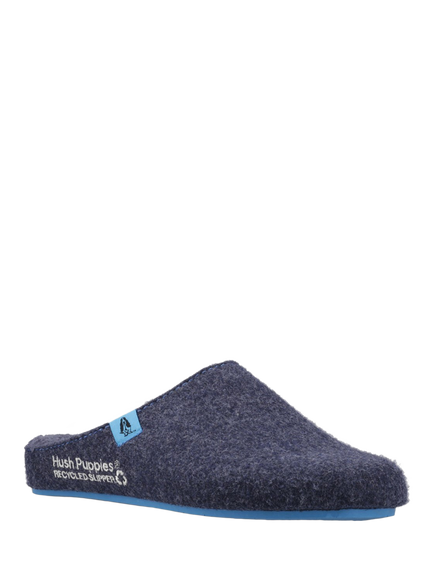 Hush Puppies Good Slipper Scuffs - view 2, Navy Blue