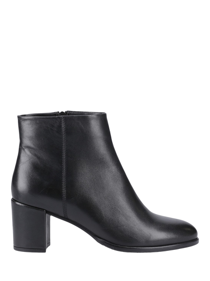 Hush Puppies Claridy Leather Ankle Boots, Black, Black