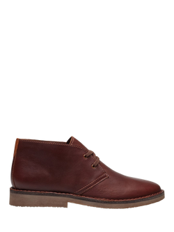 Hush Puppies Samuel Leather Chukka Boots, Brown