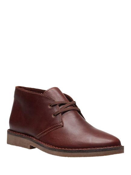 Hush Puppies Samuel Leather Chukka Boots - view 2, Brown