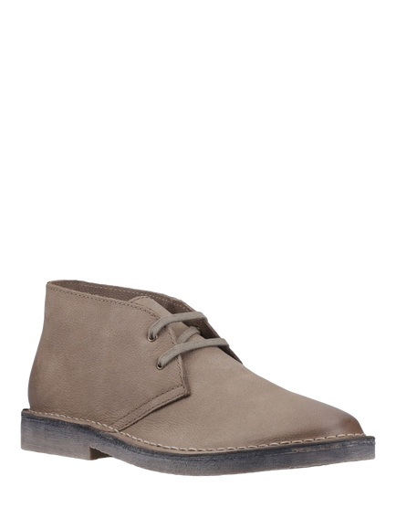 Hush Puppies Samuel Leather Chukka Boots - view 2, Stone