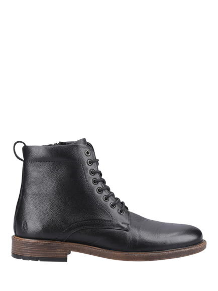 Hush Puppies Irwin Leather Ankle Boots, Black