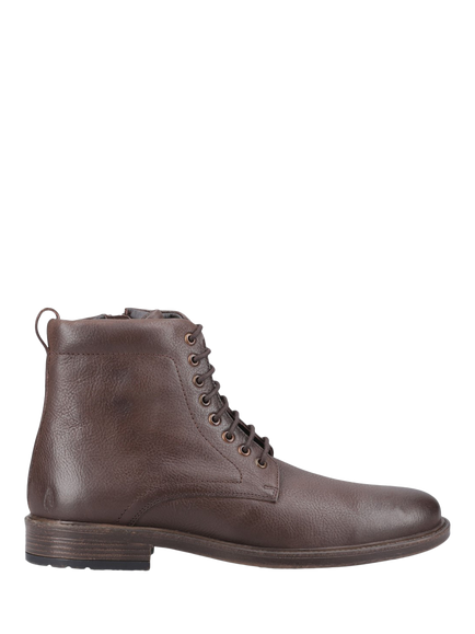 Hush Puppies Irwin Leather Ankle Boots, Brown