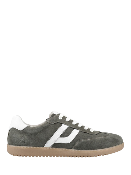 Hush Puppies Beau Suede Lace Up Trainers, Green