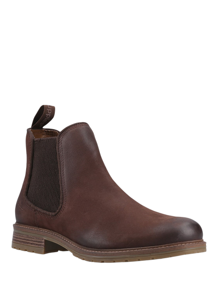 Hush Puppies Russell Leather Chelsea Boots, Dark Brown - view 2, Dark Brown