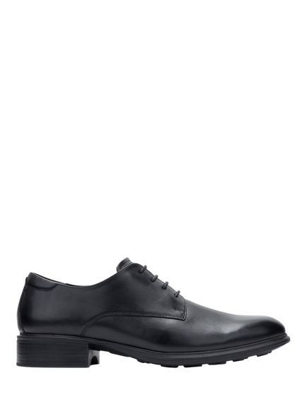 Hush Puppies Lewis Leather Lace Up Derby Shoes, Black