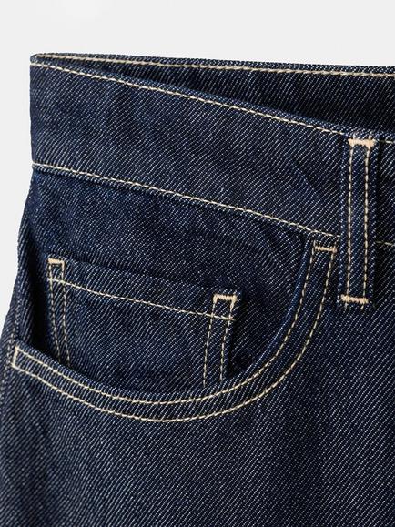 Mango Mid Rise Wide Leg Jeans, Soft Denim - view 2, Soft Denim