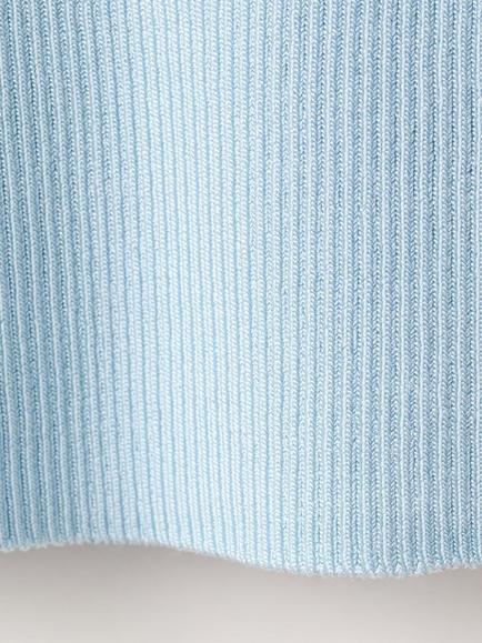 Mango Square Neck Cami, Sky Blue - view 2, Sky Blue