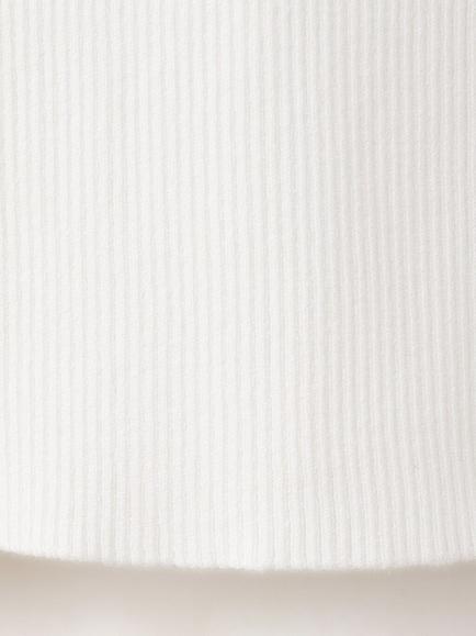 Mango Ribbed V-Neck Vest Top - view 2, Raw