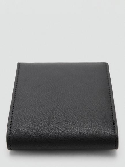 Mango Bi-Fold Wallet, Black - view 2, Black