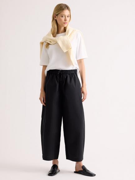 Albaray Barrel Leg Trousers, Black, Black