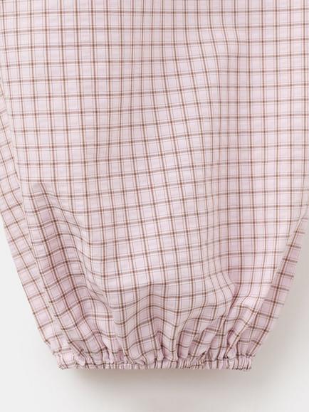 Mango Gingham Harem Trousers, Pastel Pink - view 2, Pastel Pink