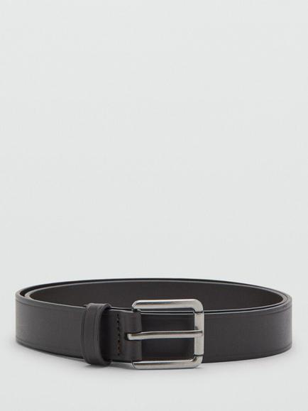 Mango Leather Belt, Brown, Brown