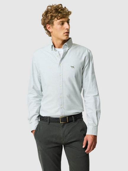 Rodd & Gunn Oxford Crossing Cotton Shirt, Fern