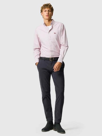 Rodd & Gunn Oxford Crossing Cotton Shirt - view 2, Poppy