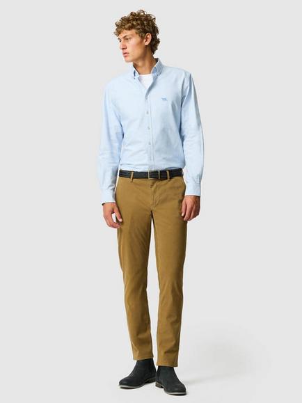 Rodd & Gunn Oxford Crossing Cotton Shirt - view 2, Powder Blue